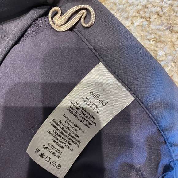 Aritzia Wilfred Women’s Laure Dress Pants Charcoal Size 00 Skinny Dress Pants - Picture 6 of 9